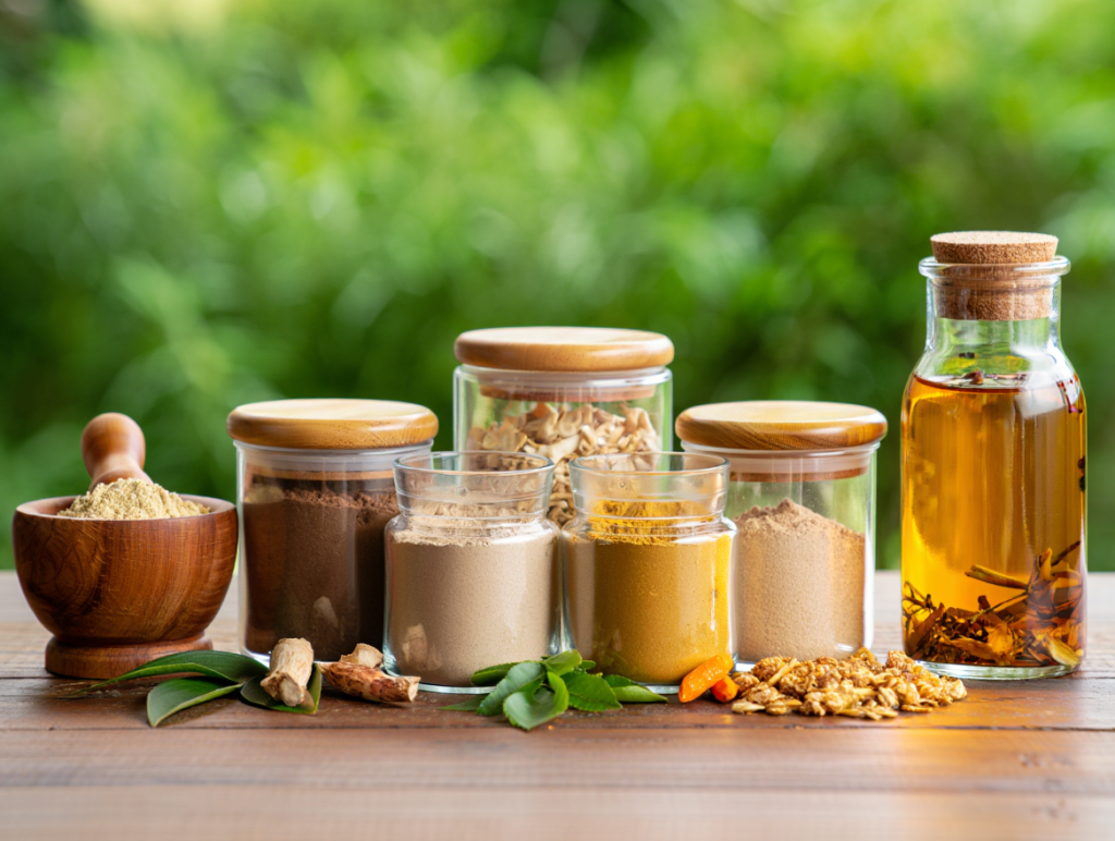 Champignons adaptogènes